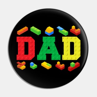 Dad Master Bulider Pin