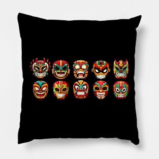 Luchadores Pillow