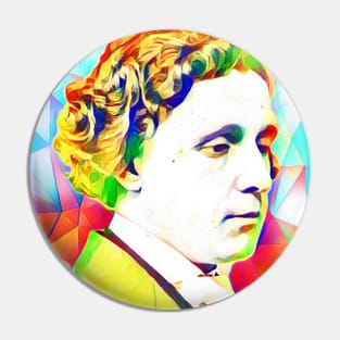 Lewis Carroll Colourful Portrait | Lewis Carroll Artwork 12 Pin