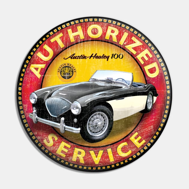 Authorized Service - Austin Healey 2 Pin by Midcenturydave