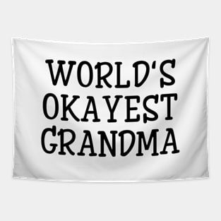 World's Okayest Grandma - Family Tapestry