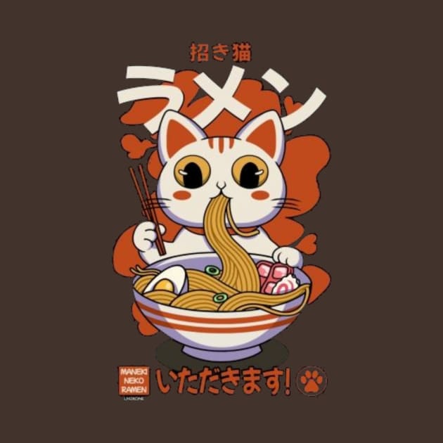 Cate eating ramen retro vantage by Mybazar