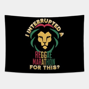 Interrupted Reggae Marathon Tapestry