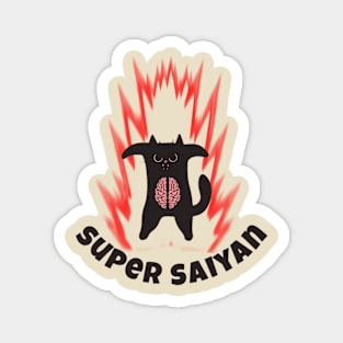 Cat super saiyan Magnet