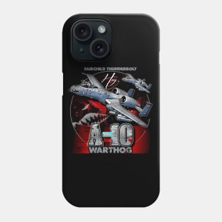 A10 Warthog Fairchild Thunderbolt USAF Fighter Aircraft Phone Case