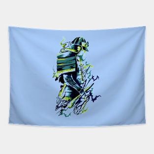 Splash Warrior Tapestry