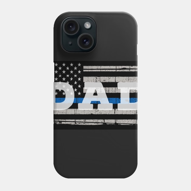 Thin Blue Line Dad Phone Case by Ten20Designs