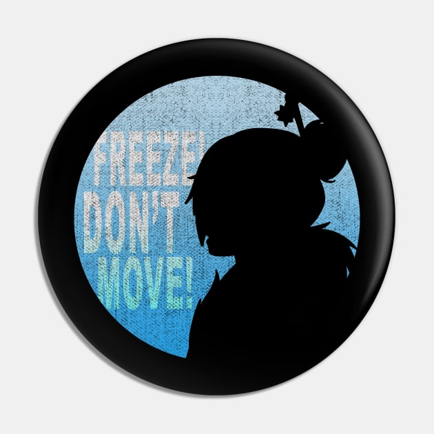 Overwatch Mei Silhouette Pin by ChasingBlue