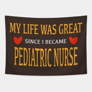 Pediatric Nurse Birthday Gift Idea Saying Tapestry