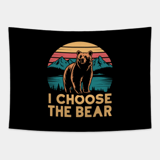 I-choose-the-bear Tapestry