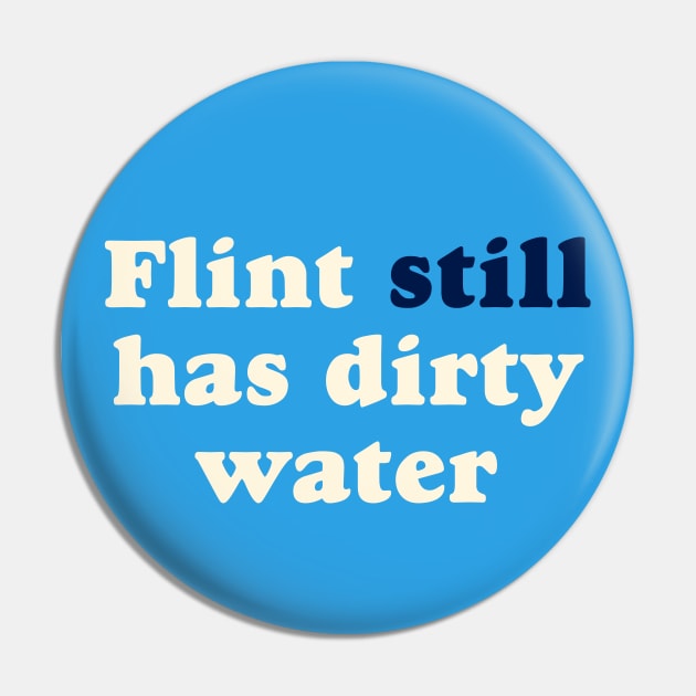 Flint Still Has Dirty Water Pin by Football from the Left