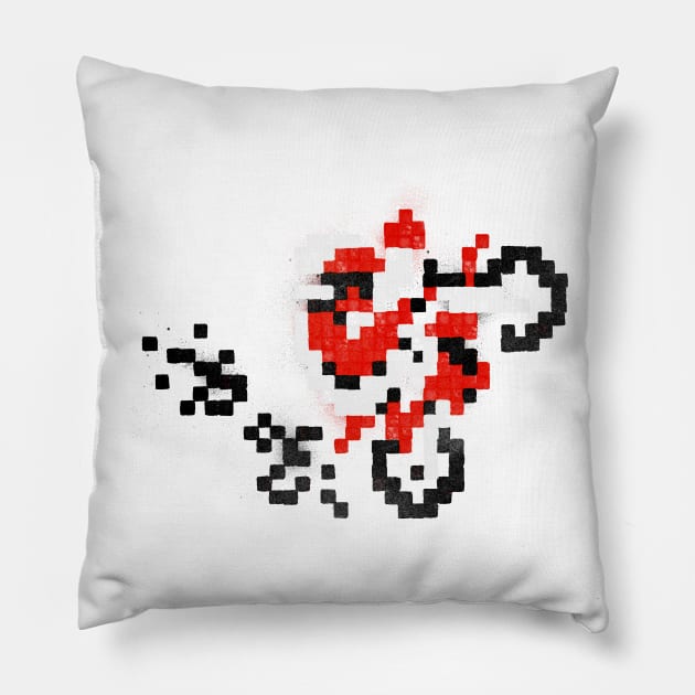 Retro Gamer Pillow by Gintron