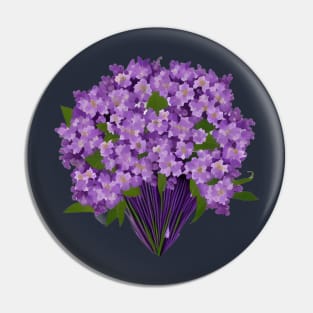 Bouquet of Violets Pin