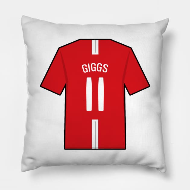 Giggs 2007/08 Jersey Pillow by Footscore
