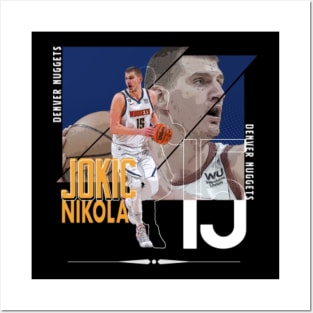 Nikola Jokic Denver Nuggets Basketball 3/10 ACEO Fine Art Print By:Q