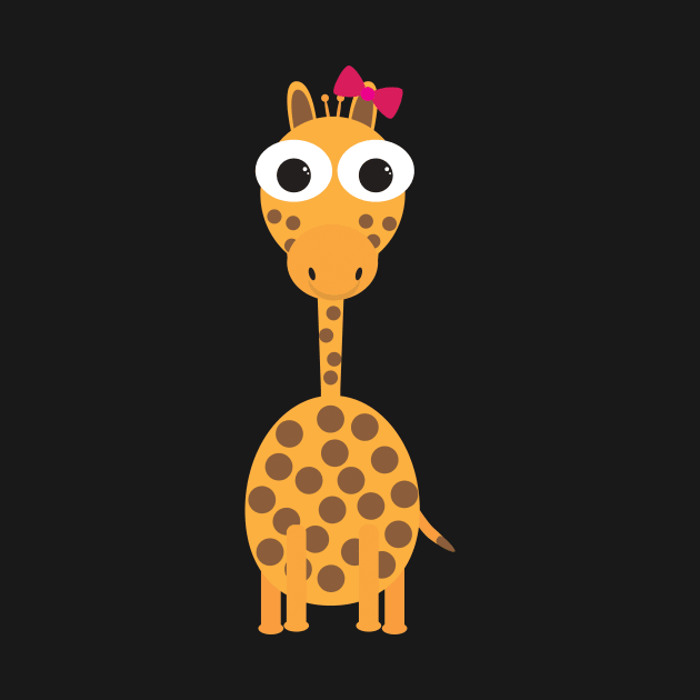 Cute baby giraffe by sigdesign