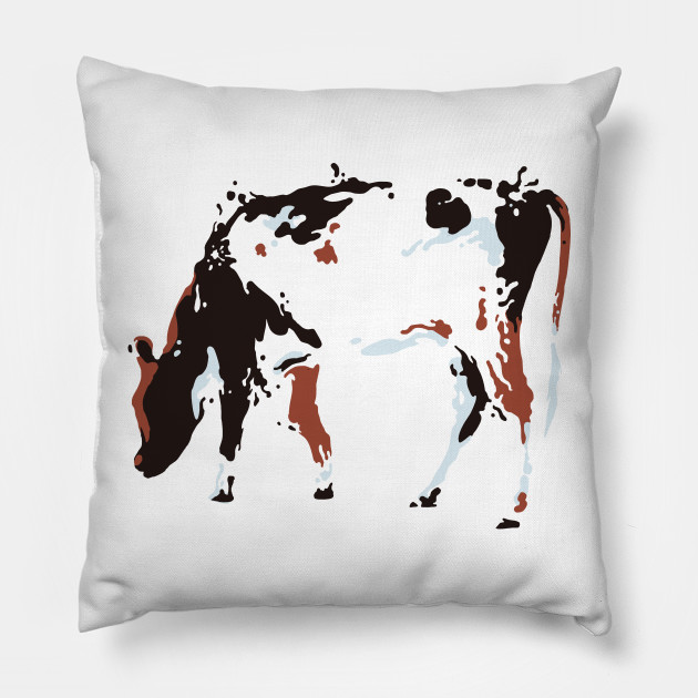 Vector Illustration Chocolate Dairy Cow