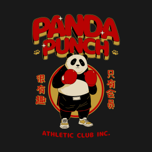 Panda Punch Athletic Club T-Shirt