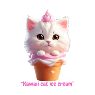 Purr-fectly Adorable Cat-tastic Ice Cream T-Shirt