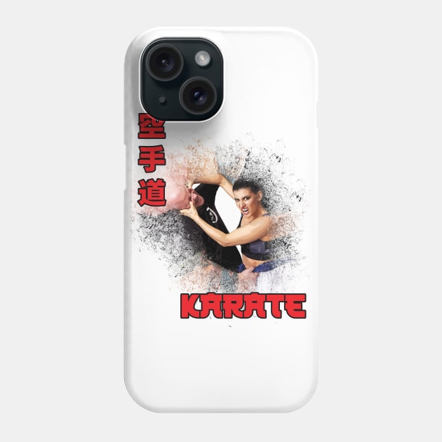 Woman Martial Art - Girl Power Phone Case by Tee3D