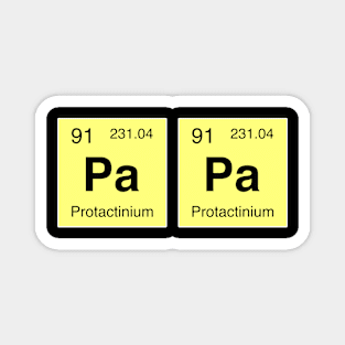 Papa Chemical Periodic Magnet