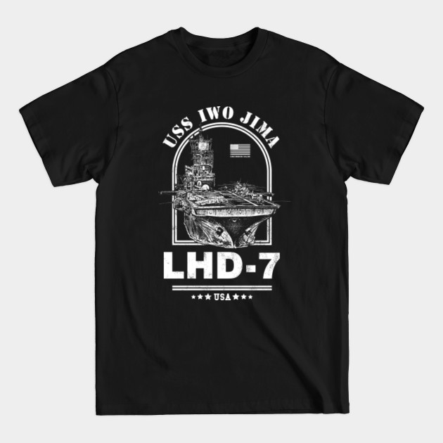 Disover LHD7 USS Iwo Jima - Us Navy - T-Shirt