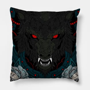 Mecha Wolf Pillow