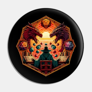 Retro Dungeon Master's Delight Pin