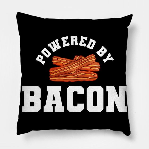 Bacon Food Bacon Strips Pillow by CreativeGiftShop