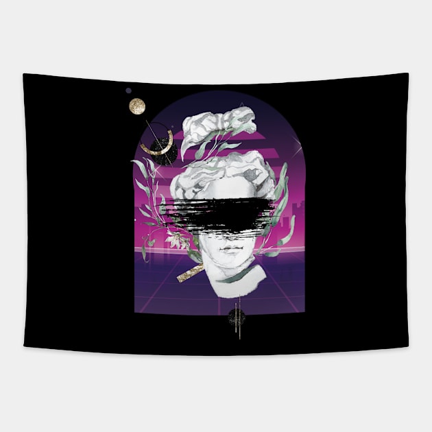 Abstract Design, Vintage Art, Cool Artwork, Retro Streetwear Tapestry by Utopia Shop