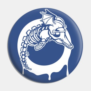 Reikland Undead Dolphins - White Design Pin