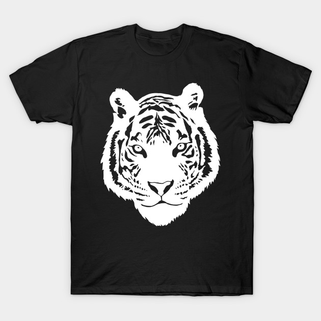 White Tiger White Print - White Tiger - T-Shirt | TeePublic