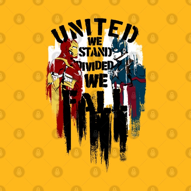 United We Stand Divided We Fall, Stephen Colbert by artspot