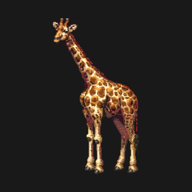 16-Bit Giraffe by Animal Sphere