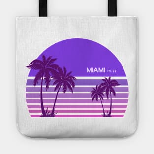 Synthwave - Miami FM-77 Tote