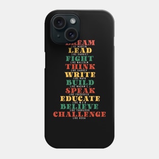 Dream Like Martin BLM Black History Month Phone Case