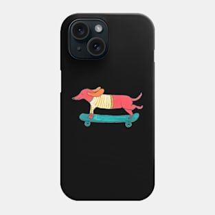 Skateboarding Dog Phone Case