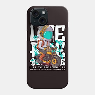 Life to Ride Cartoon Character Phone Case