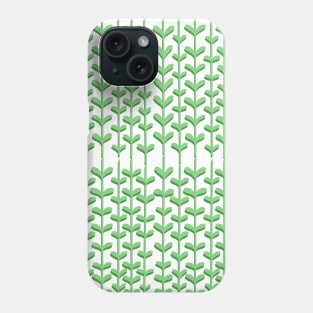 LEAVES PATTERN GREEN Phone Case