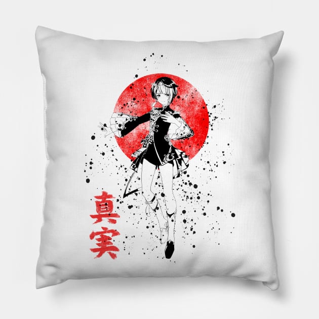 Oni 37 Pillow by ZuleYang22