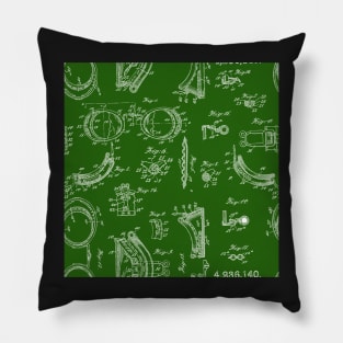 Steampunk safety goggles chalkboard Pillow