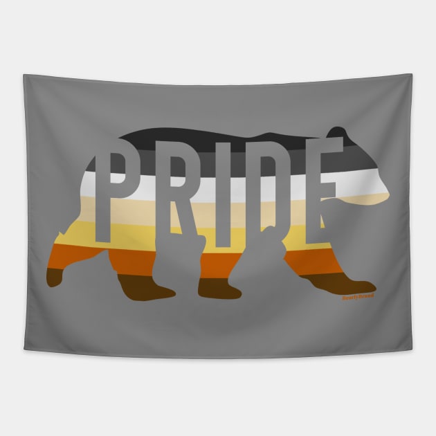 Bear Pride Month Celebrate Diversity Gay Bear | BearlyBrand Tapestry by The Bearly Brand