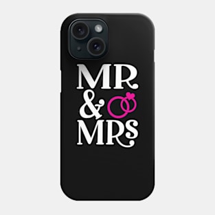 Mr and Mrs Wedding Phone Case