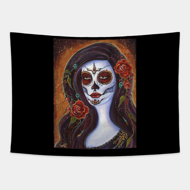 Day Of The Dead Autumn Rose By Renee Lavoie Day Of Dead
