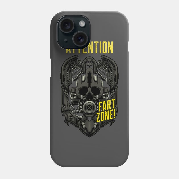 ATTENTION FART ZONE! Phone Case by Katebi Designs