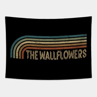 The Wallflowers Retro Stripes Tapestry