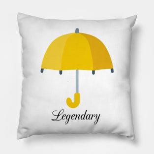 Yellow umbrella - legendary - How I met your mother Pillow