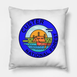 Custer National Forest Montana Camping Canoe Pillow