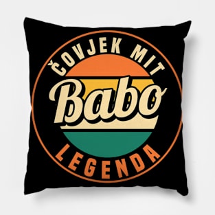 Babo Bosnia Father Bosnian Dad Balkan Bosna Pillow