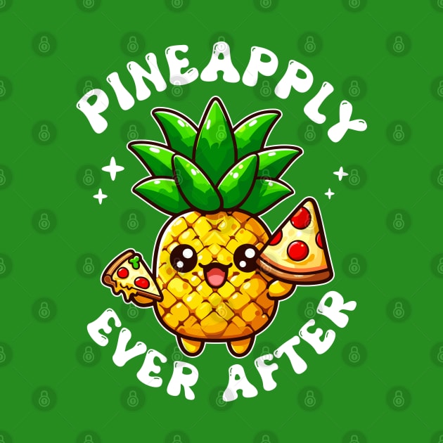 Pineapple Pizza Lover cute kawaii Pineapply Ever After by hippohost